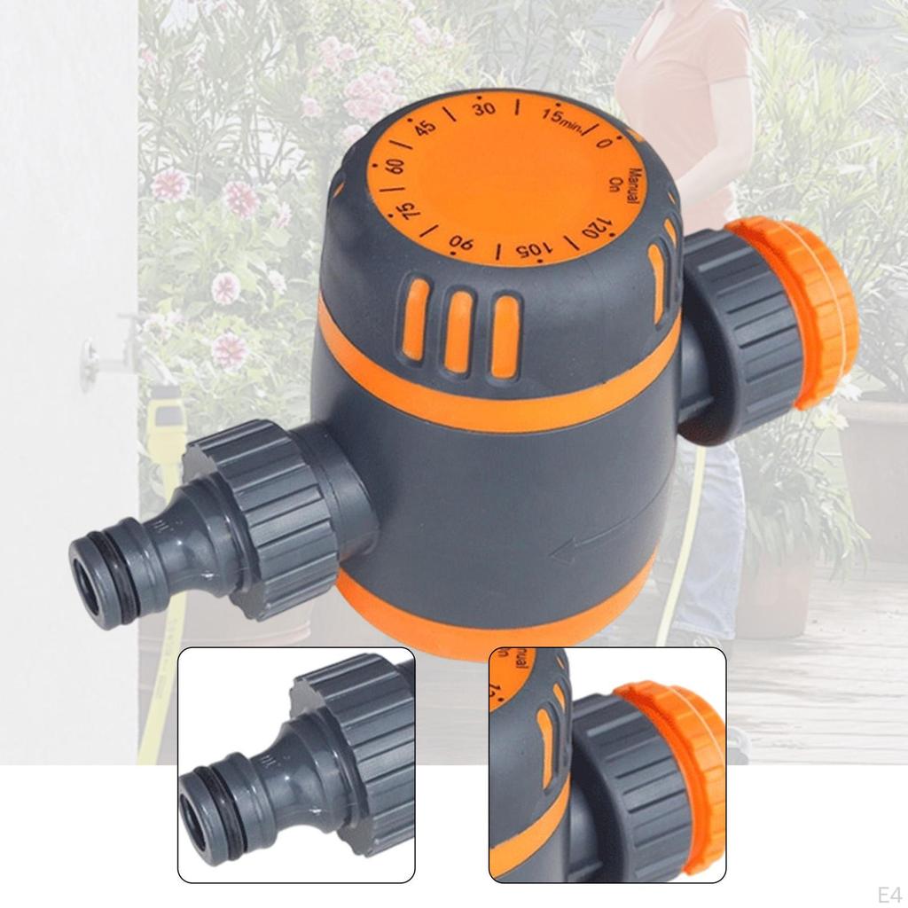 Irrigation Timer Garden Tap Connector Automatic Manual Controller Easy Assembly PP Material Suitable