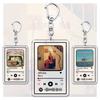 Hot Singer Mora Keychains for Women Accessories Bag LO MISMO DE SIEMPRE LA INOCENTE Music Code Keying Jewelry Fans Friends Gifts