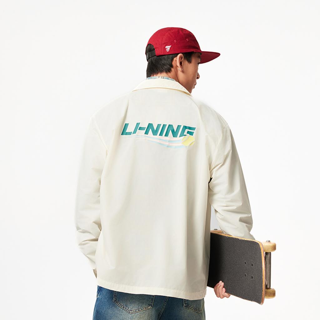 Li Ning Sports Lifestyle Serie UV-Beständig Sonnenschutz Lässig Vielseitig Bequem Buchstaben Einreihig Polokragen Lockere Jacke AJDV179-1