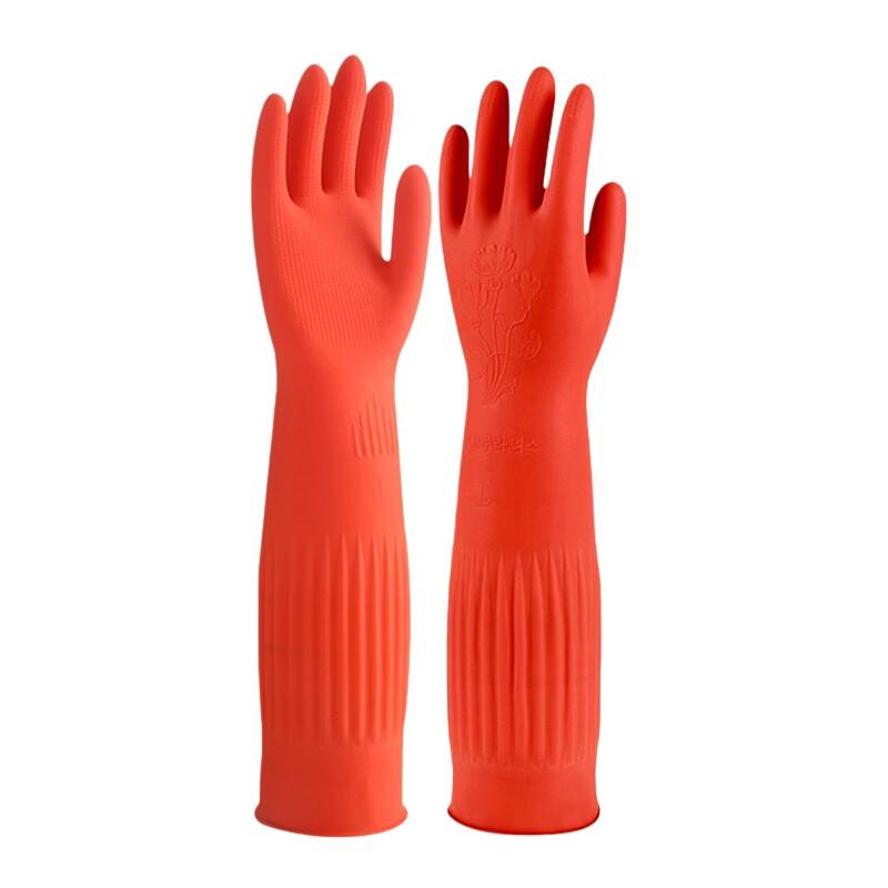 Extralange Hochleistungs-Rot-Latexhandschuhe