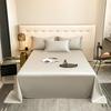 Popular 100% Cotton Sateen Bed Sheet Set - Solid Color, Long Staple Cotton, Single/Double Sizes, Three-Piece Collection