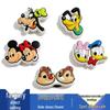 Mickey Mouse Cartoon PVC Shoe Charm Accessories - Cute Flower Buckles for Clogs