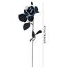 Black White Halloween Artificial Rose Flowers Gothic Simulation Flowers  Bridal Wedding Bouquet