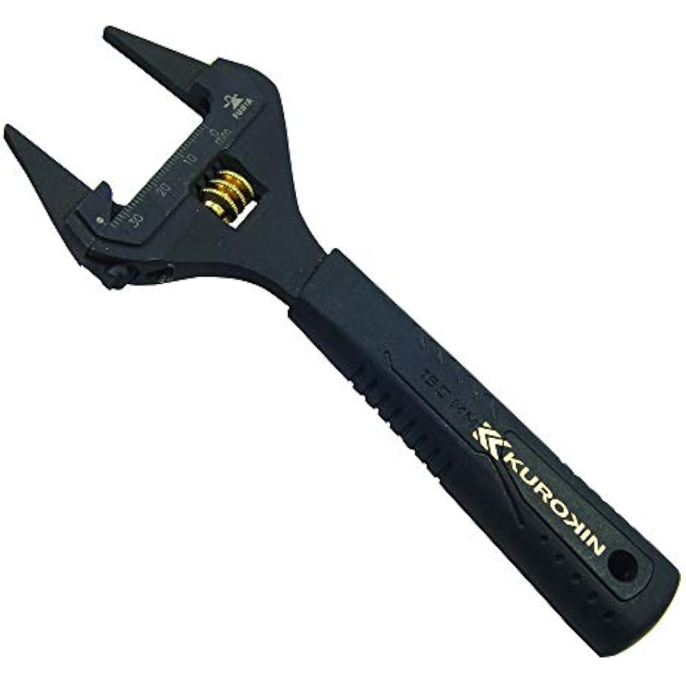 Fujiya (Fujiya) Thin Tip Monkey Wrench with Black Gold Grip FLT-34-BG