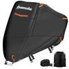 Anzentakai Motorcycle Cover, 500D Thick [2025 Improved Durability], Water Resistant (20,000mm), Moisture Resistant, Heat Resistant, Waterproof, Windpr