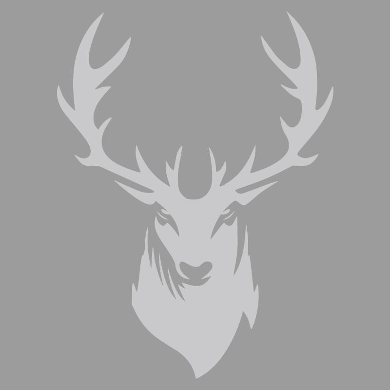 Jungle Deer Head Decals & Bumper Creative&funny Stickers for Cartoon Fans&lover,high Quality for Car Trucks Motorcycles & Laptop