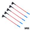 32V MINI SMALL MEDIUM Size Car Fuse Holder Add-a-circuit TAP Adapter Micro Mini Standard ATM Blade Fuse for Cars Vans 20/10/5pcs Fuse Holders1