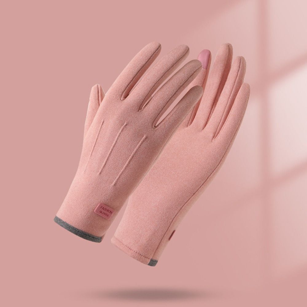 Velvet Warm Gloves Warmth Hands Cover Fashion Winter Gloves Winter