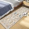 Living Room Carpet Simple Bedroom Bedside Carpet Rectangular Element Grid Long Strip Carpet