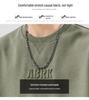 Men's Plus Velvet Warm Round Neck Hoodie - Autumn/Winter Style Long Sleeve Base Layer for Teens