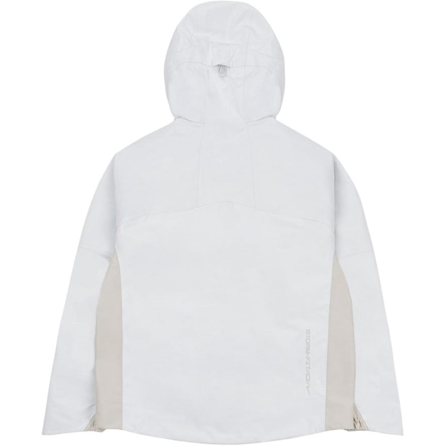 Nike Solid Color Zip-Up Hooded Jacket Women Jackets White DB8150-121