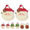 2Pcs Christmas Candy Handbag Lightweight  Gift Bag for Holiday Party Decoration