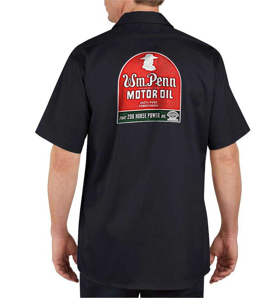 Wm Penn Motor Oil - Mechanics Graphic Work Shirt Short Sleeve Unisex T-Shirt XXXXL