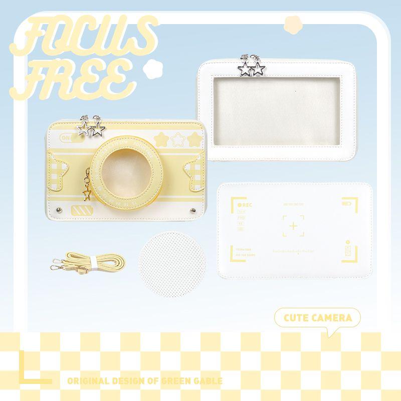 

Fixed Grid] Green Mountain Wall Original Cartoon Backpack Satchel Crossbody Cartoon Backpack Snack Volume Tie Valley Daily Secondary Dimension Yellow (In Stock)