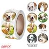 50-500pcs Kids Reward sticker  puppy dog Pattern encouragement stickers for Teachers Cute Animals Stickers Stationery Stickers