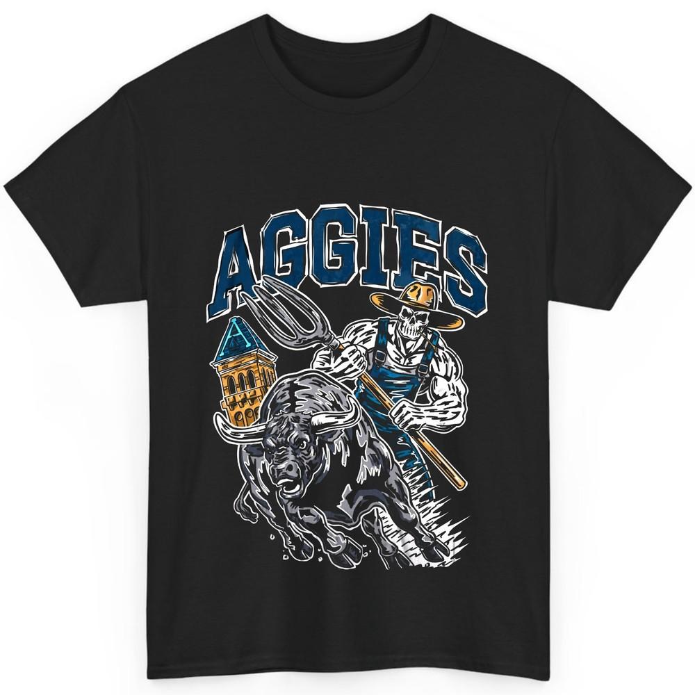 

Vintage Forties Utah State Aggies - Warren Lotas Style T-shirt 4XL