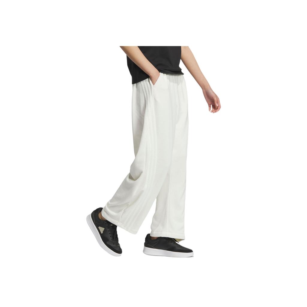 New Adidas Dance French Terry Joggers Knitted Sweatpants Women's Jade White JI9772