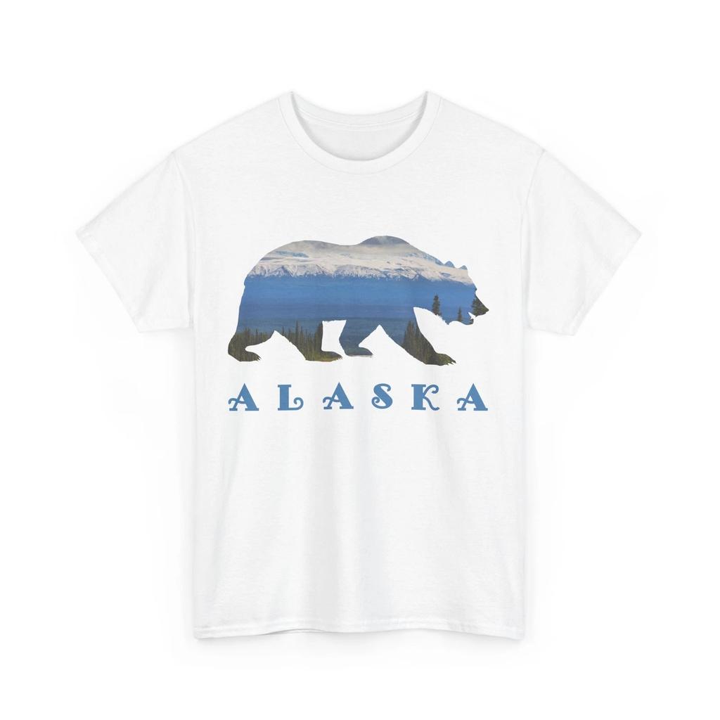 Alaska Shirt, Bear Alaskan Shirt, Alaska Wildlife Bear Lovers Winter Snow Shirt
