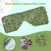 Jade Eye Mask Sleep Massager Mask Alleviate Puffiness Sleeping Eye Mask Relieve Wrinkles Anti-Aging for Hot & Cold Therapy