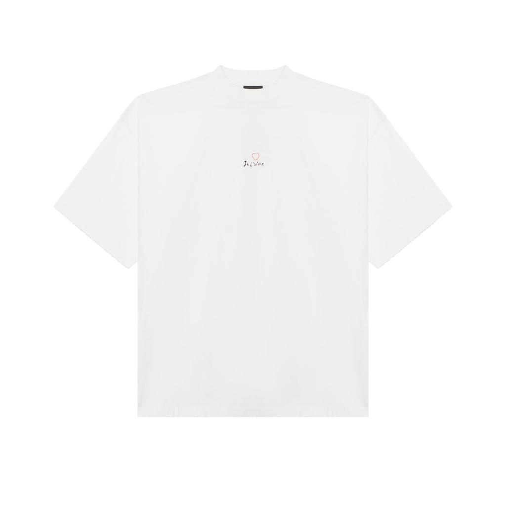 Balenciaga T Shirt Loose Fit Unisex White 744439TOVM79079