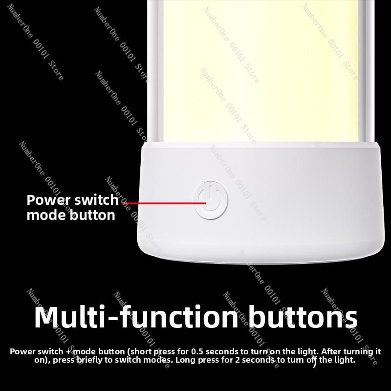 Smart bluetooth dimming color dimming 3600mA battery charging desk lamp