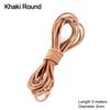 Flat Cow Leather Rope 5Meters Leather Cord Retro Jewelry Making  DIY Necklace Bracelet