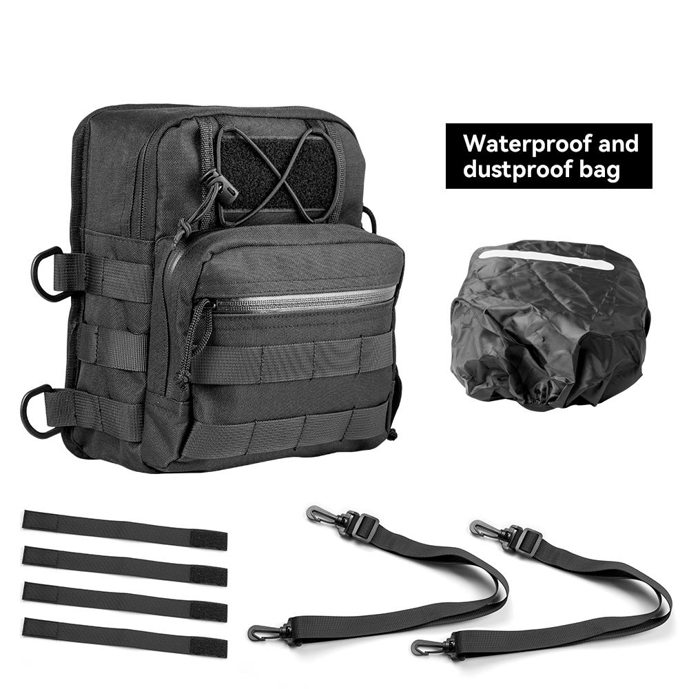 Motorcycle Sissy Bar T-Bar Handlebar Bag For Harley Softail Dyna Sportster FXBB Custom Front Handle Bars Bags Travel Pouch Bag