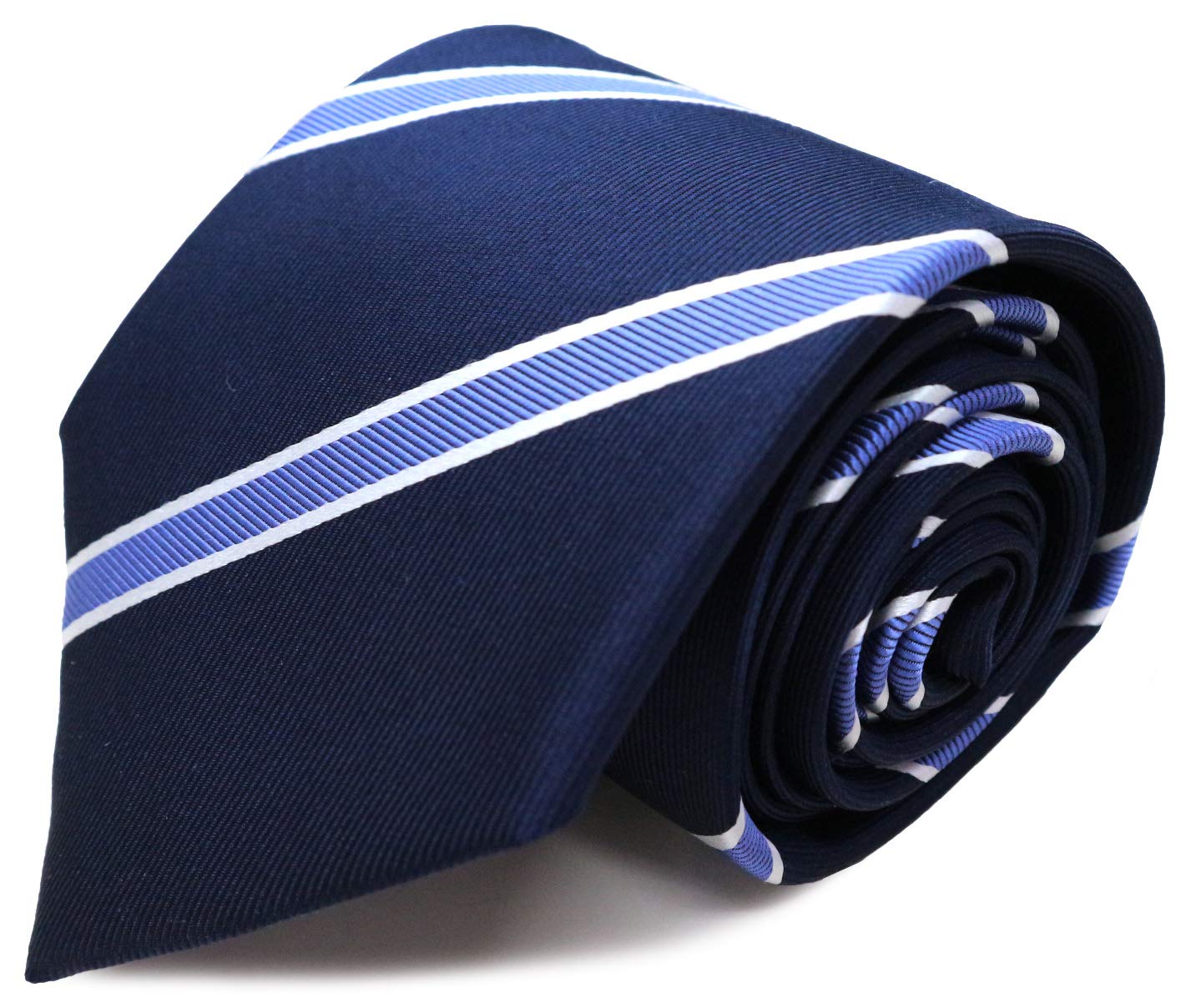 

Фирменный галстук, сделано в Японии, шелковый жаккардовый переплетение, полосатый, D, темно-синий x [Michiko London] 100% (D-образец: Саксофон)