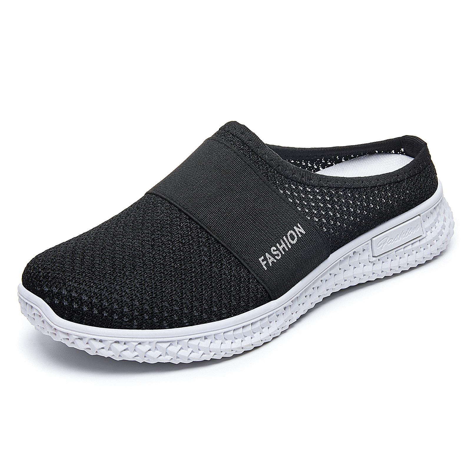 

Women Versatile Women Shoes Breathable Half Slide Single Shoes Casual Shoes Women Casual daily Comfortable Lightweight Non-slip Soft sole Easy to wear 36