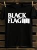S Black Flag Punk Rock Logo Tshirt