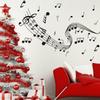 2 Bucăți Autocolant Tapet Note Muzicale de Uz Casnic DIY Autocolante de Perete pentru Decorarea Casei