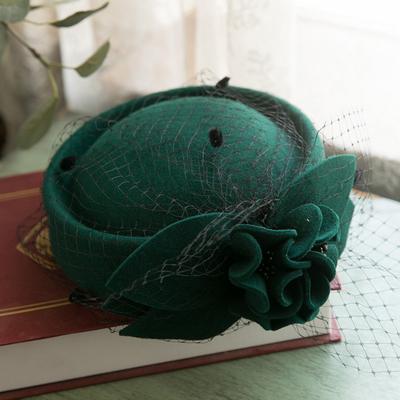 Casquette pilulier irrégulière pour femmes, 2022 laine, Cloche à la mode, béret en feutre, fête formelle, église Fedora, 100%