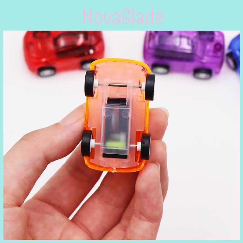 Childrens Mini Cartoon Transparent Spin Drive Car Toy For Brain Development And Handeye Coordination