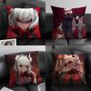 Cool Girl Game H-Helltaker Pillow Case Pattern Printed Pillowcase For Living Room Sofa Cushion Cover & Bedroom Decor
