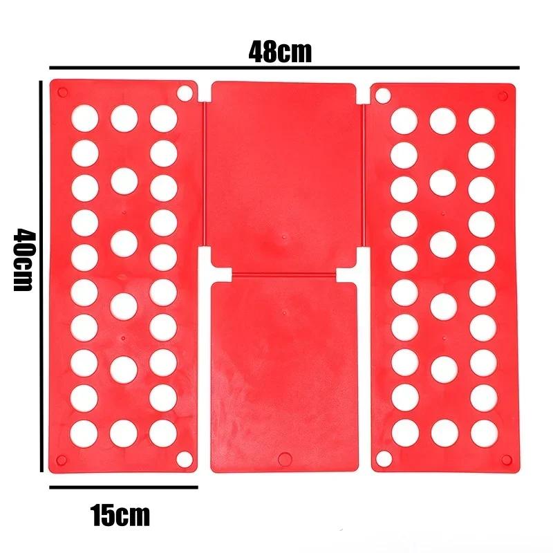 PP Plastic Clothes Folding Board Quick T-Shirt Folding Tool Lazy People Helper Home Travel Shirt Storage Organizer Accessory