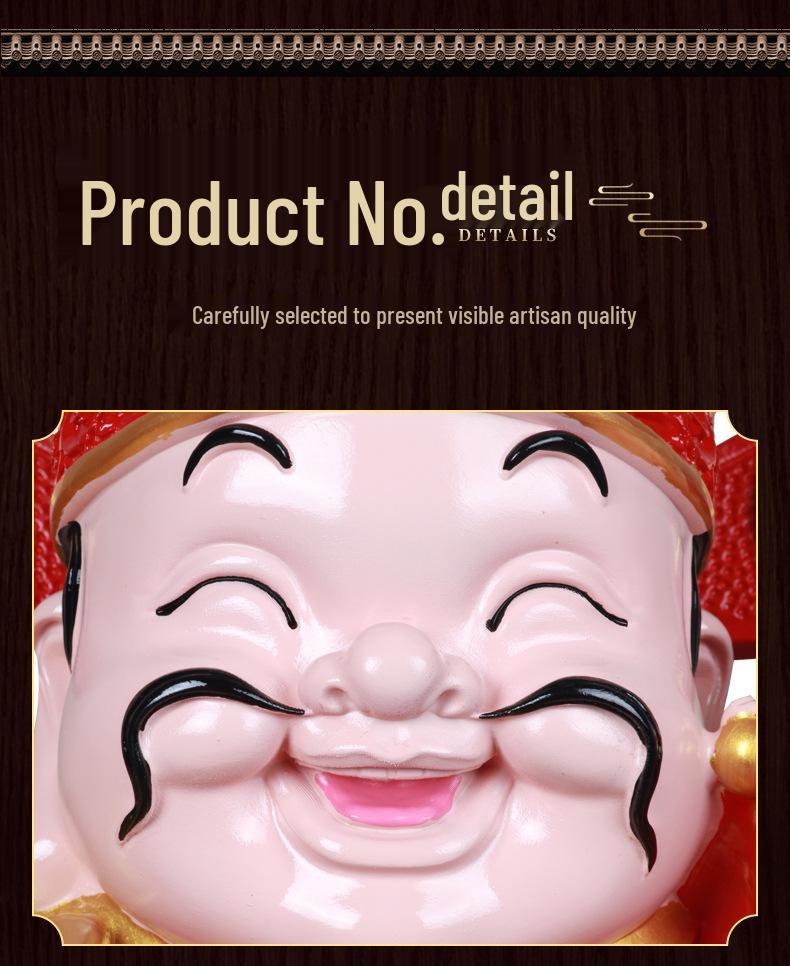 2024 God of Wealth New Year Decorations: Creative & Cute Ornaments for Home, Living Room, or Shopping Mall Window Displays