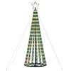 Vidaxl Stożkowa Choinka Z Lampek, 275 Kolorowych Led, 180 Cm