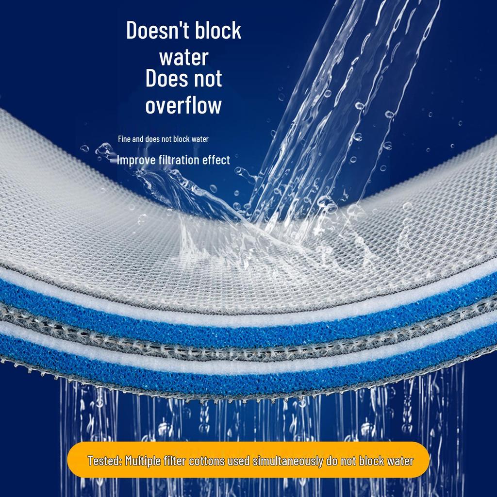 10D High-Density Aquarium Filter Sponge for Water Purification and Fish Care