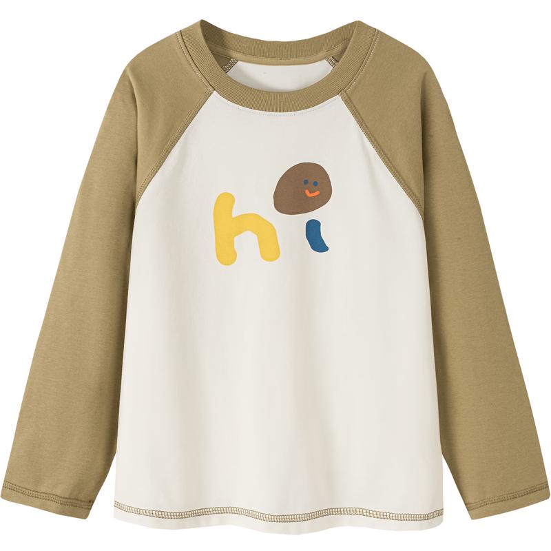 Minibarala Unisex Kids Moisture-Wicking Long-Sleeve T-Shirt