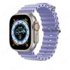Bracelet océan pour bracelet de montre Apple 49mm 45mm 44mm 40mm 41mm 42mm 38mm bracelet correa en silicone iWatch Ultra série 8 7 6 5 4 3 SE