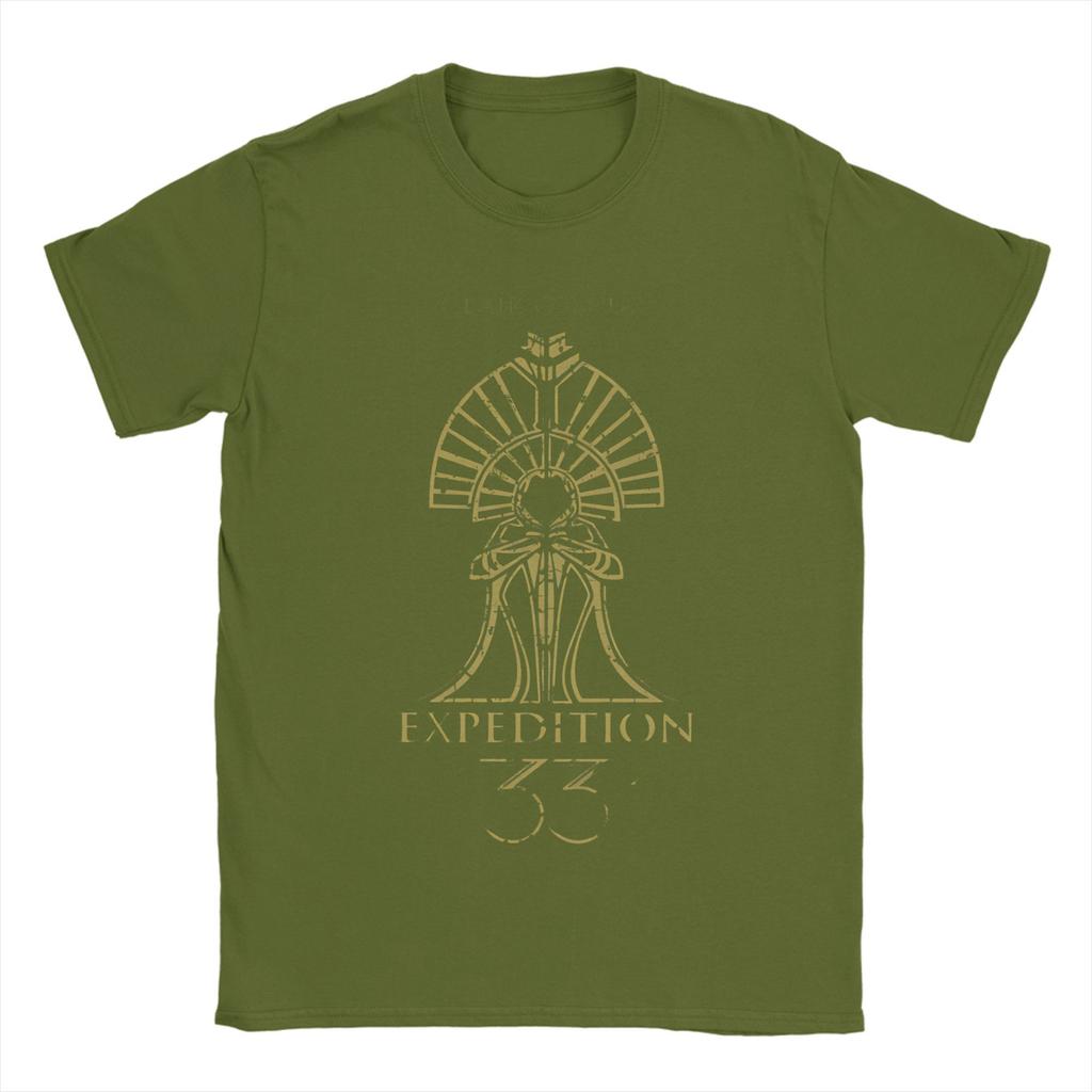 Clair Obscur Expedition 33 The Paintress Unisexs T Shirts Creative Tees Short Sleeve Round Neck TShirt Pure Cotton Clothing