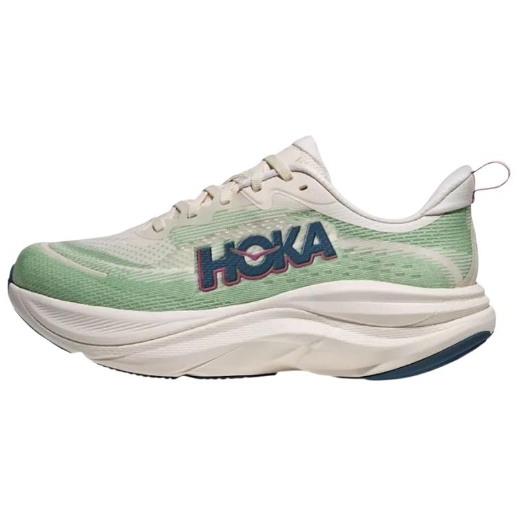 HOKA ONE ONE SKYFLOW Беговые кроссовки Женские Белые Зеленые 1155113-ARVN 36