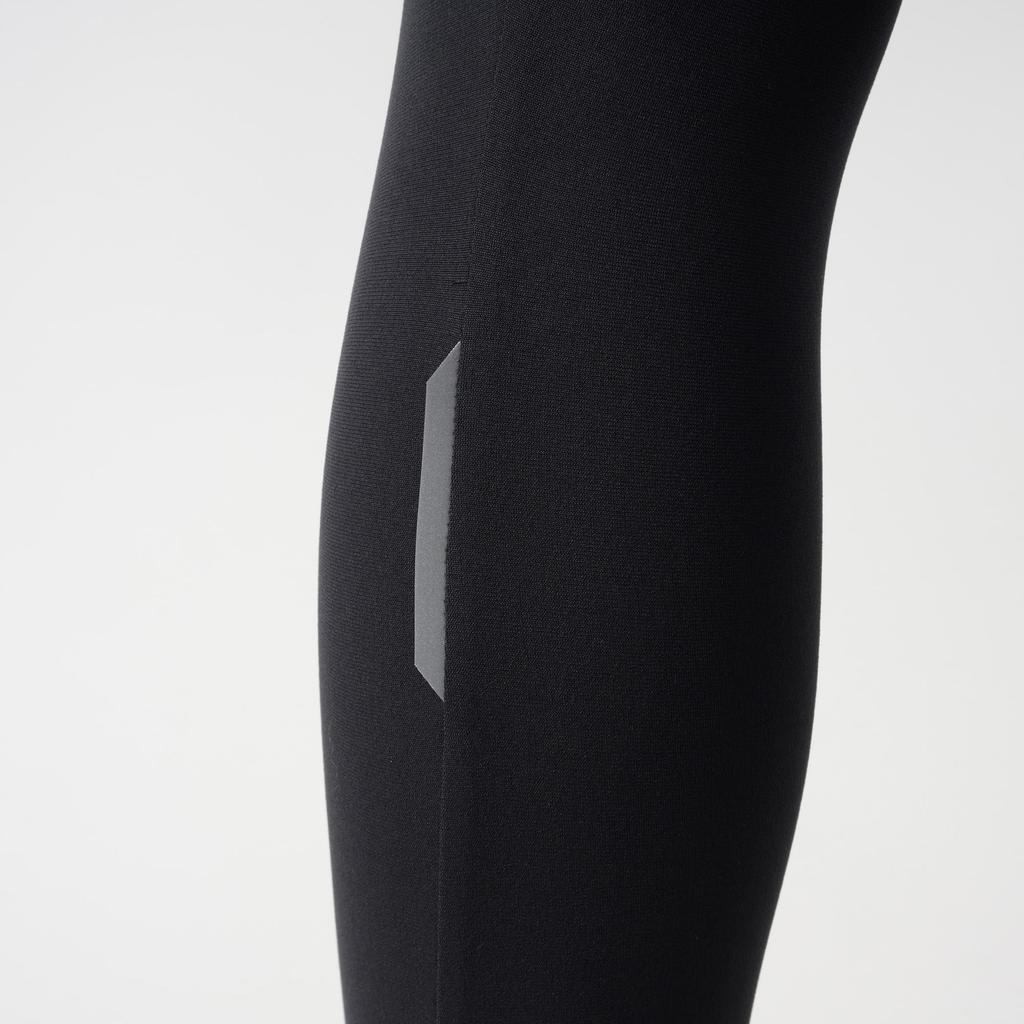 Lion De Kapelmuur Light Warm Bib Tights 2 with Pro Ride Size for Cycling Pad, Black, L, Fall/Winter (10°C-15°C)