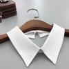 Classic black white Fake Collar Womens stylish Shirt Detachable Adjustable Ladies Collar versatile Clothes Blouse False Collar