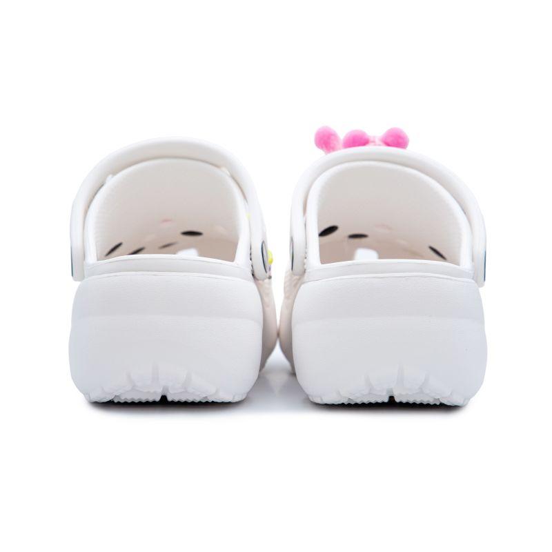 Crocs Classic Platform Clog Cute Soft Girl Classic Cloud Cute Casual Barbie Style Hole Shoes Women's White