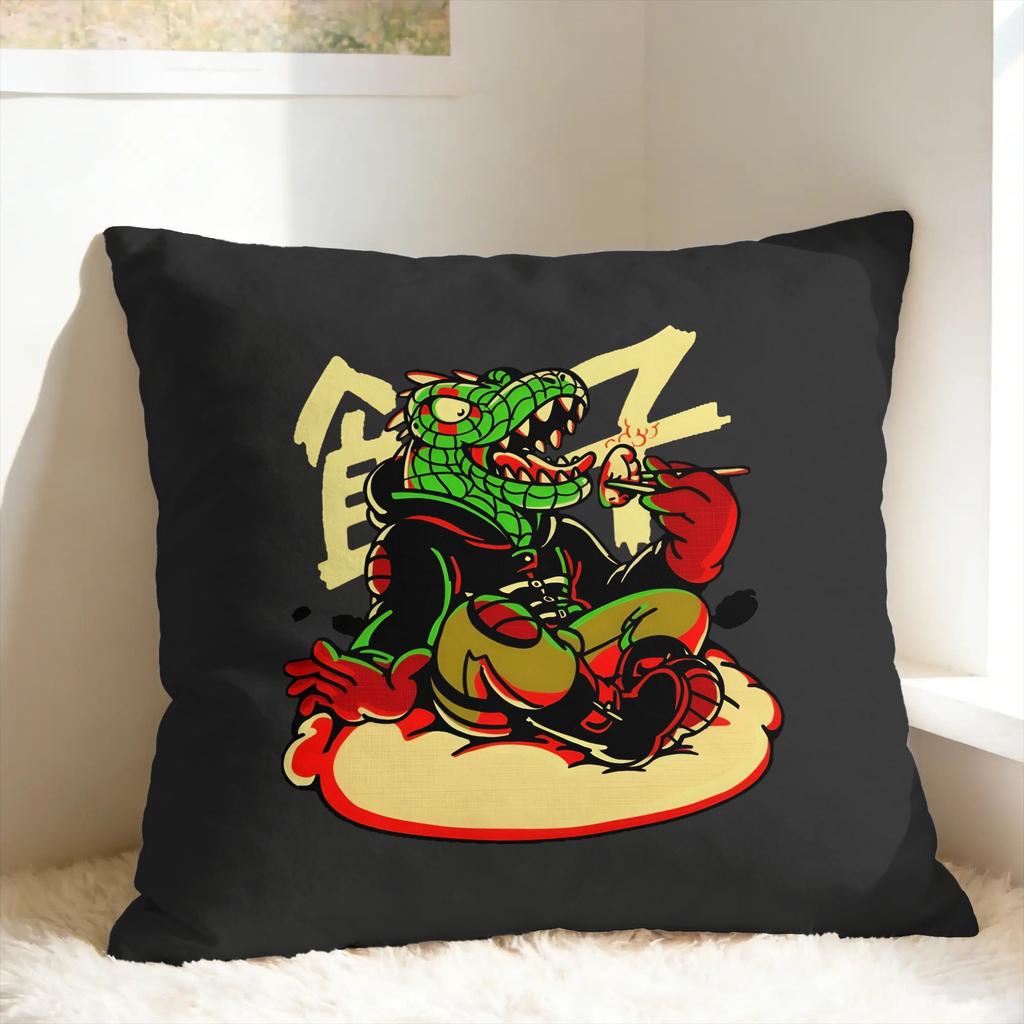 Dorohedoro shin Pillowcases Funny Pillow Case For Living Room Bed Chair Soft Pillow Cover