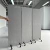 3 Panels Freestanding Partition Room Dividers Soundproof Privacy Panels Folding Room Divider for Office Room Restaurant Hospital