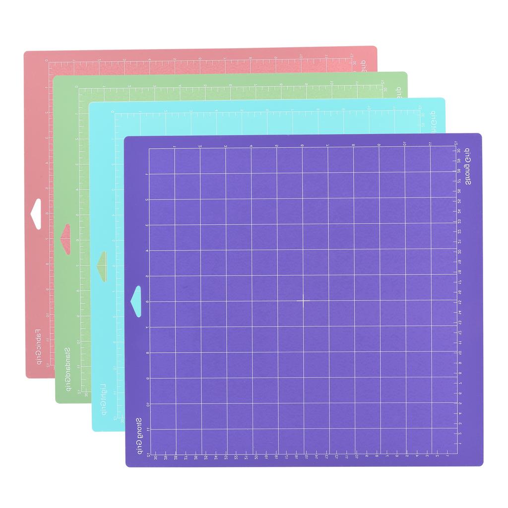 4 PEZZI Tappetino da Taglio di Ricambio 4.5*6.5 Pollici Adesivo Antiscivolo con Griglia Compatibile con Silhouette Cameo