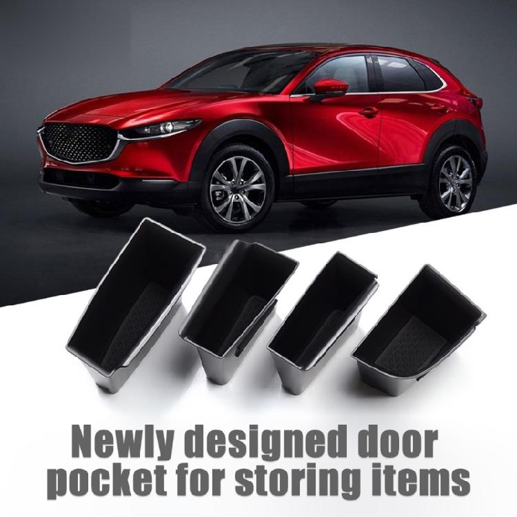 Automobile Side Panel Organizers Convenient Vehicle Door Pocket Expansion Pair for Auto CX30 Left Hand Drive Version