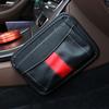 1Pc PU Leather Car Interior Storage Bag Phone Holder Organizer Car Accessories